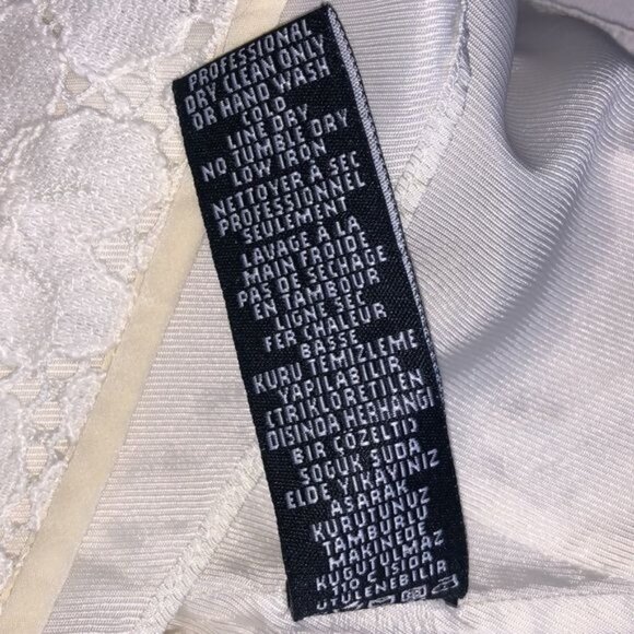 TIBI Lace Overlay Blouse Top - 4 - Picture 7 of 8